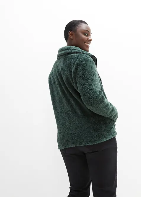 Teddy-Fleece Jacke, bonprix