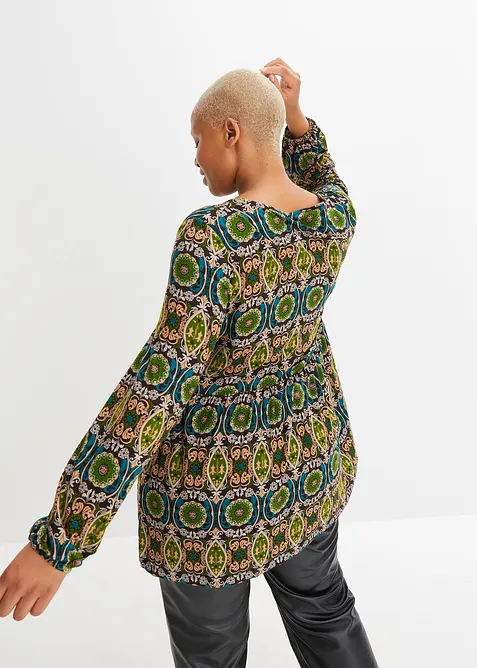 Tunika-Shirt aus Viskose-Mix, bonprix