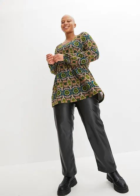 Tunika-Shirt aus Viskose-Mix, bonprix
