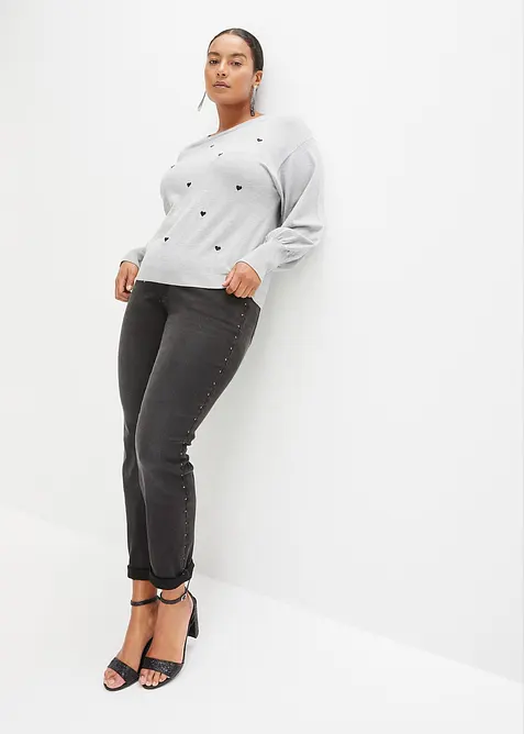 Feinstrickpullover aus Viskose-Mix, bonprix