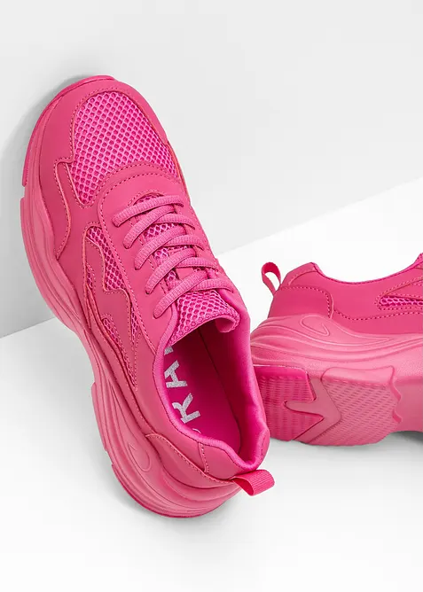 Chunky Sneaker mit Mesh-Einsatz, bonprix