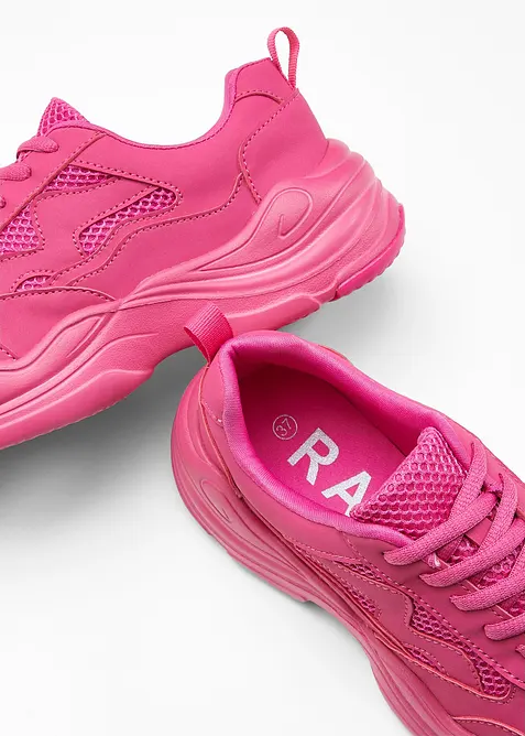Chunky Sneaker mit Mesh-Einsatz, bonprix