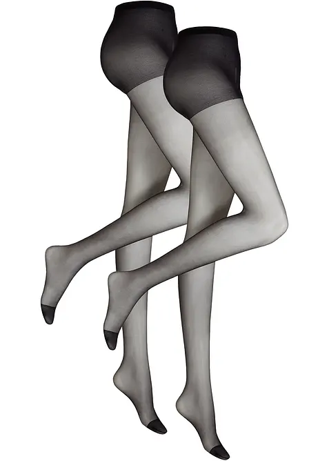 Feinstrumpfhose 20 DEN (2er Pack), bonprix
