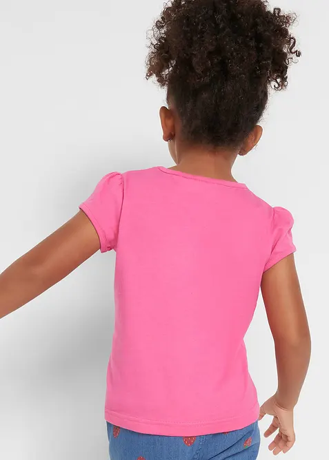 Lot de 2 T-shirts 100% coton, bonprix