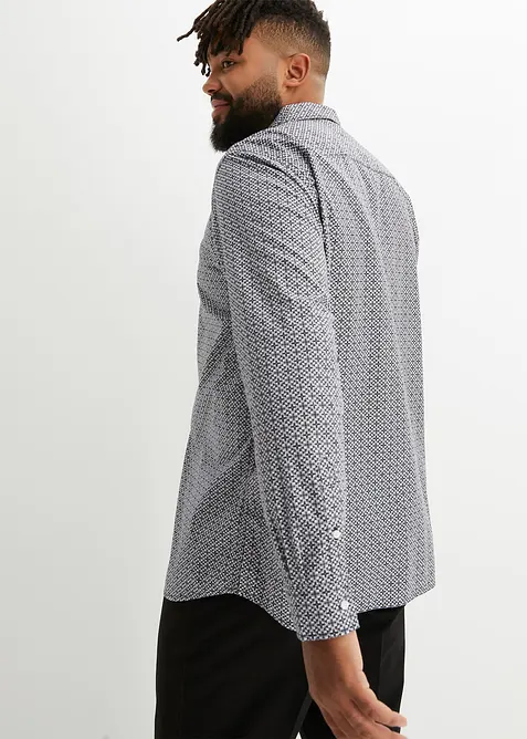 Business-Hemd aus reiner Baumwolle, Langarm, bonprix