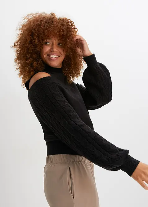 Schulterfreier Pullover, bonprix