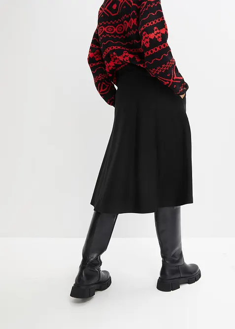 Jupe en viscose majoritaire, longueur genou, bonprix