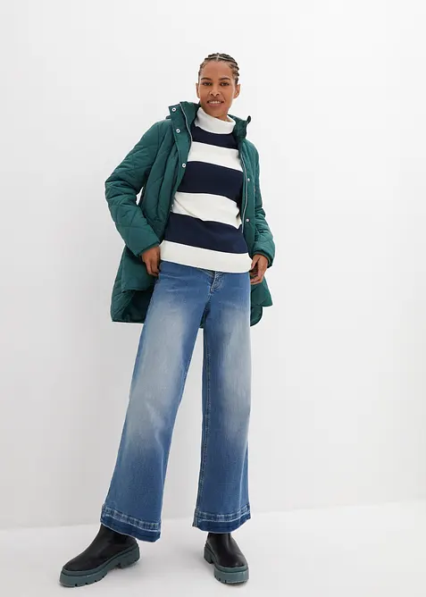 Feinstrickpullover mit Blockstreifen, bonprix