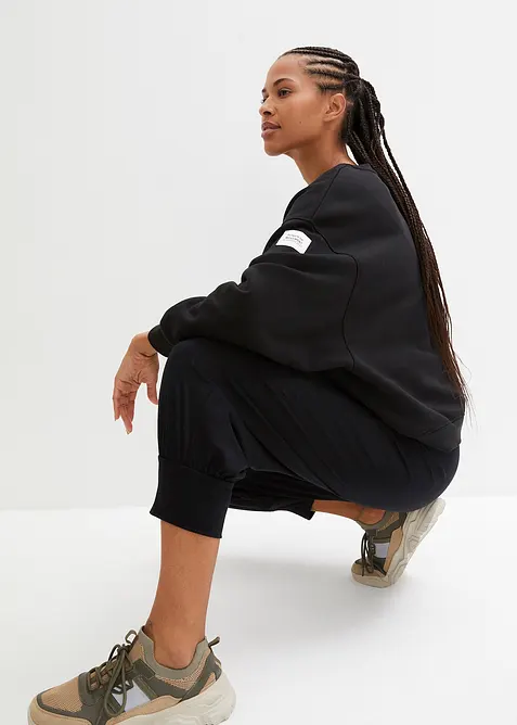 Loungewear Haremshose in Caprilänge, bonprix