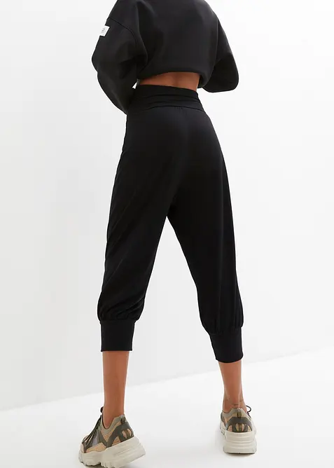 Loungewear Haremshose in Caprilänge, bonprix