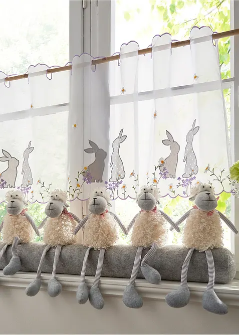 Scheibengardine mit Stickerei, bonprix