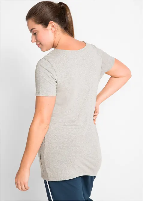 Longshirt mit Schriftzug (2er Pack), bonprix