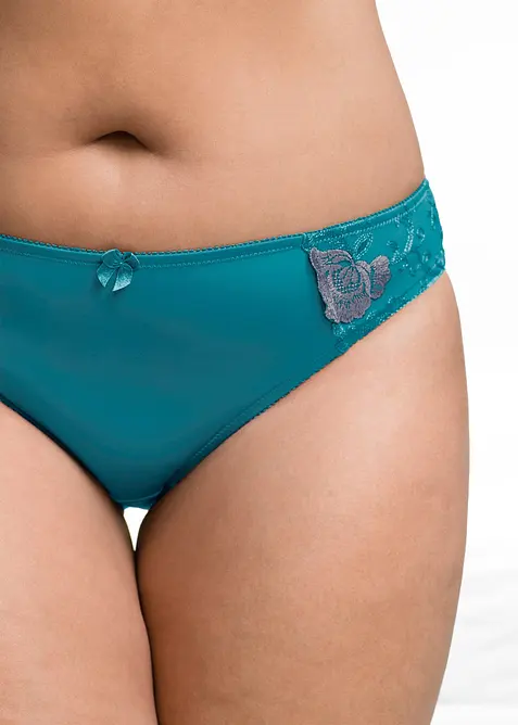 Slip mit Stickerei (2er Pack), bonprix