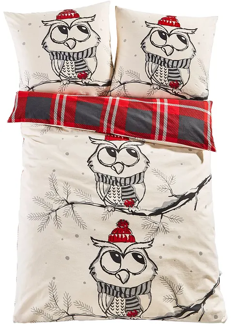 Wendebettw&auml;sche mit Eulen, bonprix