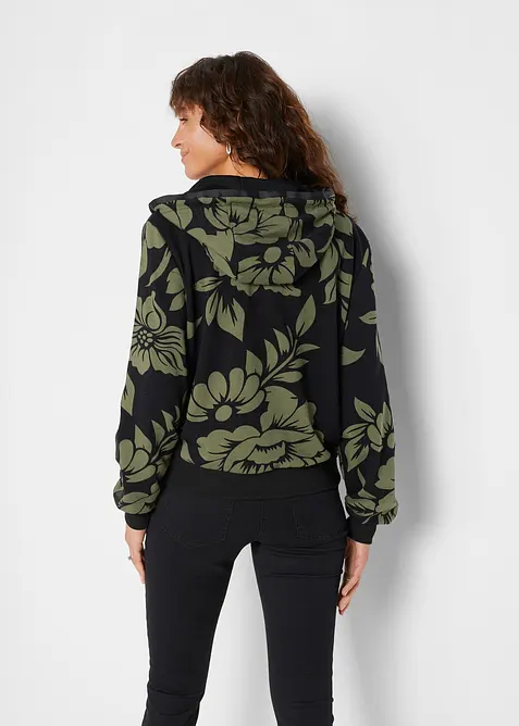 Sweatjacke mit Baumwolle, bonprix