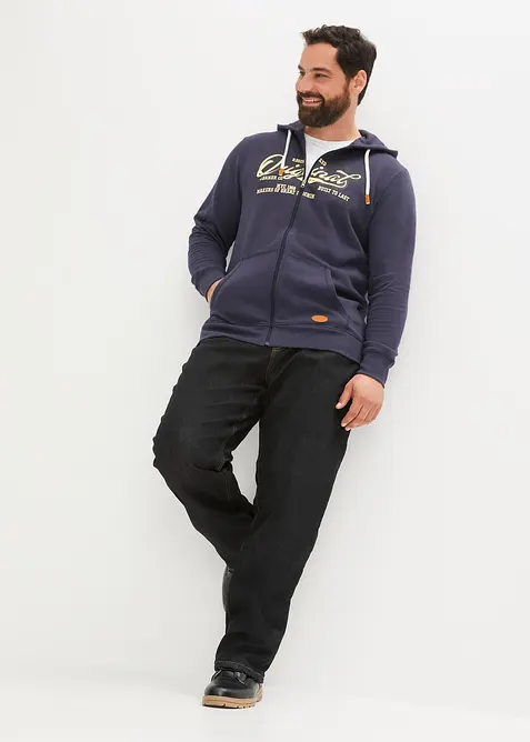 Sweat zipp&eacute; &agrave; capuche, int&eacute;rieur gratt&eacute; doux, bonprix