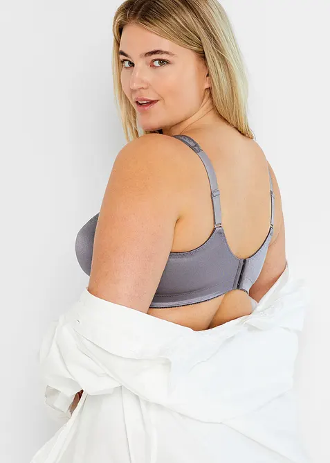 Entlastungs-BH ohne Bügel mit gepolsterten Trägern (2er Pack), bonprix