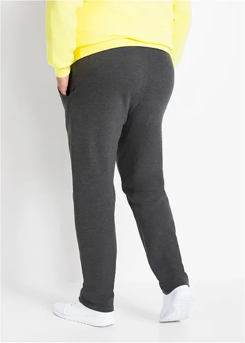 Pantalon de jogging à jambes droites, intérieur gratté doux, bonprix