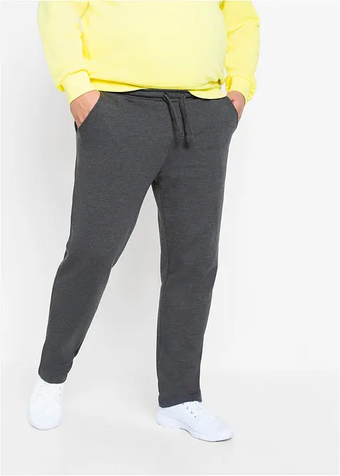 Pantalon de jogging à jambes droites, intérieur gratté doux, bonprix
