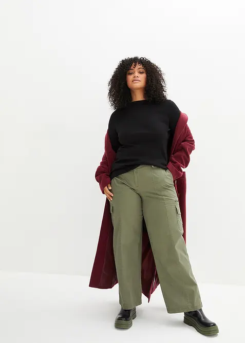 Langarmshirt aus reiner Bio-Baumwolle, bonprix