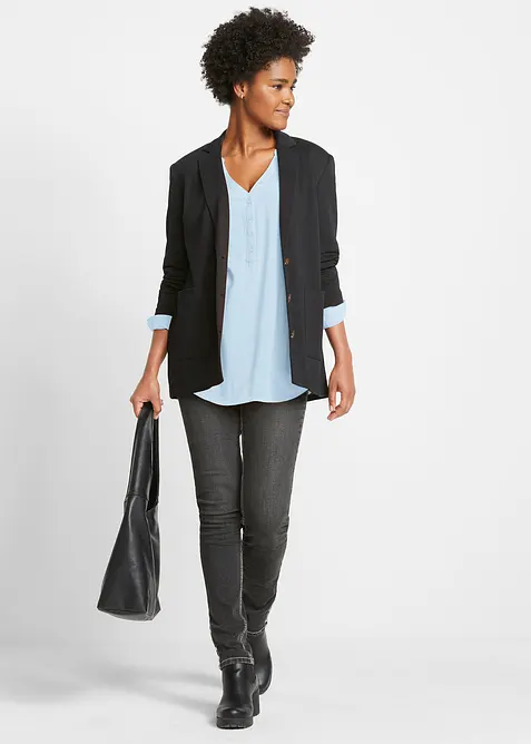 Tunikabluse aus softer Viskose, bonprix