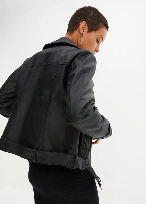 Oversize Biker-Jacke, bonprix