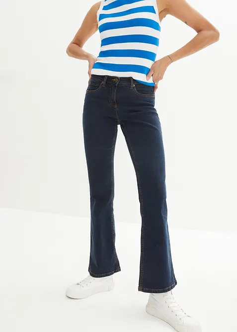 Jean bootcut taille haute, extensible, bonprix