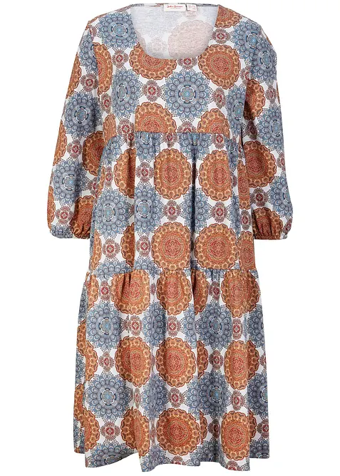 Shirtkleid aus fließendem Viskose-Mix, bonprix