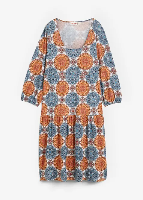 Shirtkleid aus fließendem Viskose-Mix, bonprix