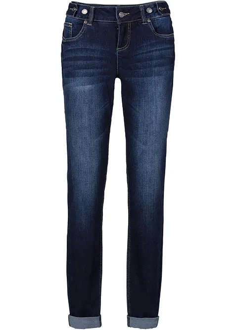 Jean Boyfriend taille mi-haute, extensible, bonprix
