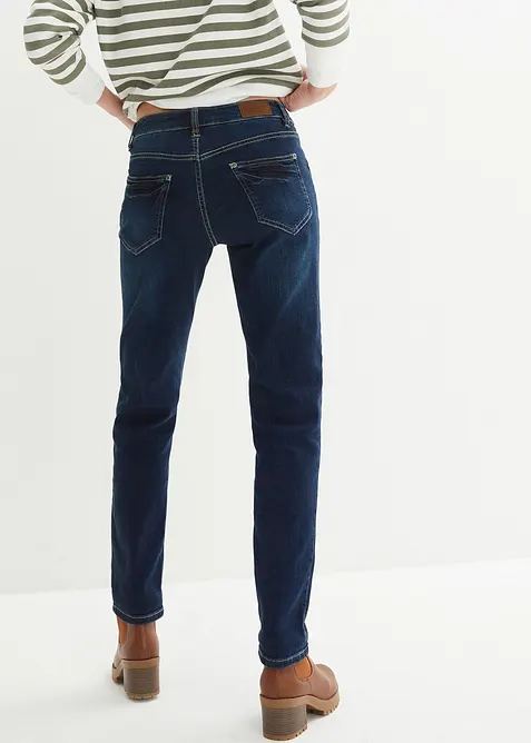 Jean Boyfriend taille mi-haute, extensible, bonprix