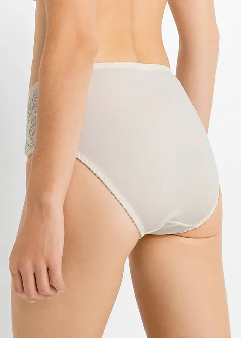 Maxislip mit Spitze (2er Pack), bonprix