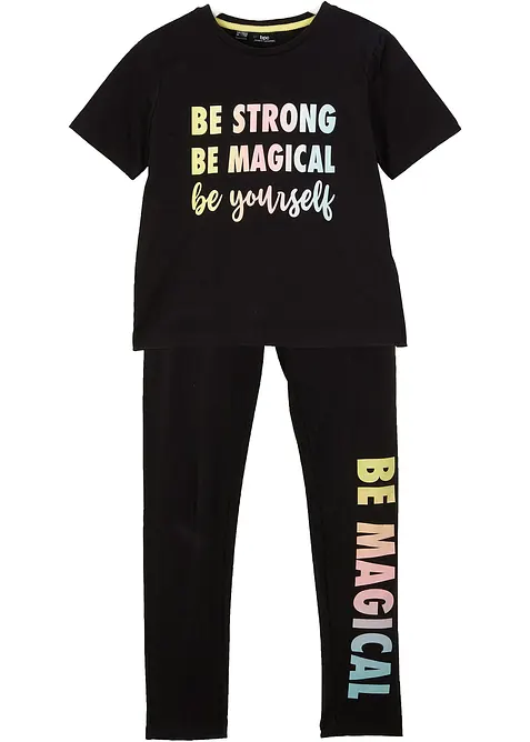 T-shirt + legging (ens. 2 pces.), bonprix