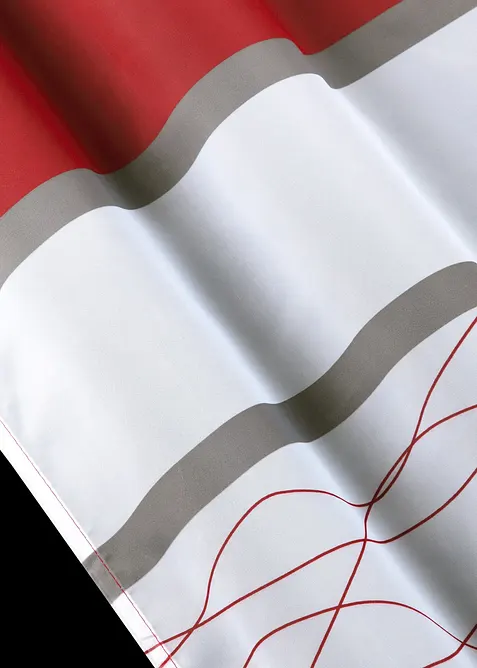 Voilage transparent à imprimé rayures horizontales (1 pce), bonprix