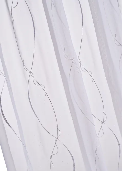 Voilage à broderie avec polyester recyclé, bonprix