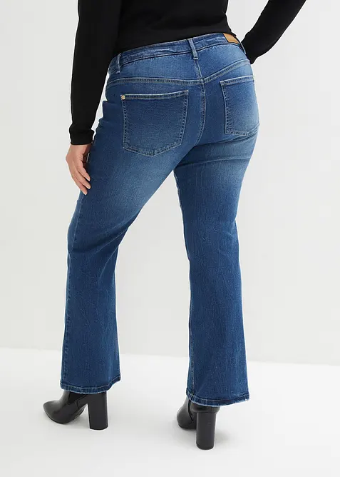 Bootcut Jeans Mid Waist, Stretch, bonprix