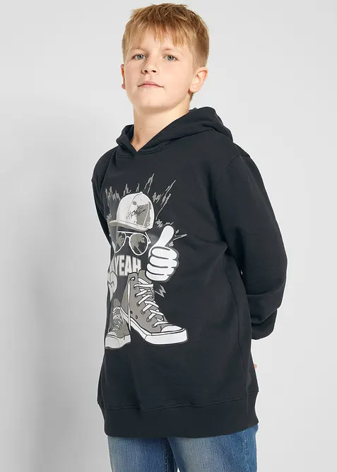 Hoodie aus weichem Baumwoll-Mix, bonprix