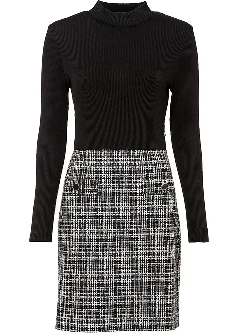 Minikleid aus fließendem Viskose-Mix, bonprix