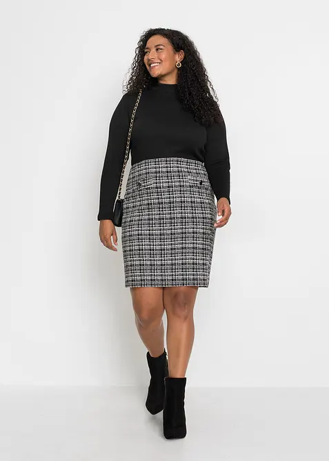 Minikleid aus fließendem Viskose-Mix, bonprix