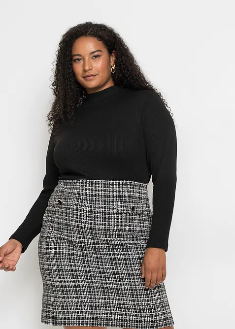 Minikleid aus fließendem Viskose-Mix, bonprix