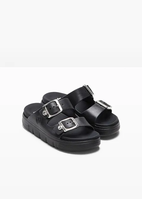 Rieker Komfort-Plateau-Pantoletten mit leichter Sohle, Rieker