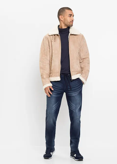 Jean sweat slim, droit, bonprix