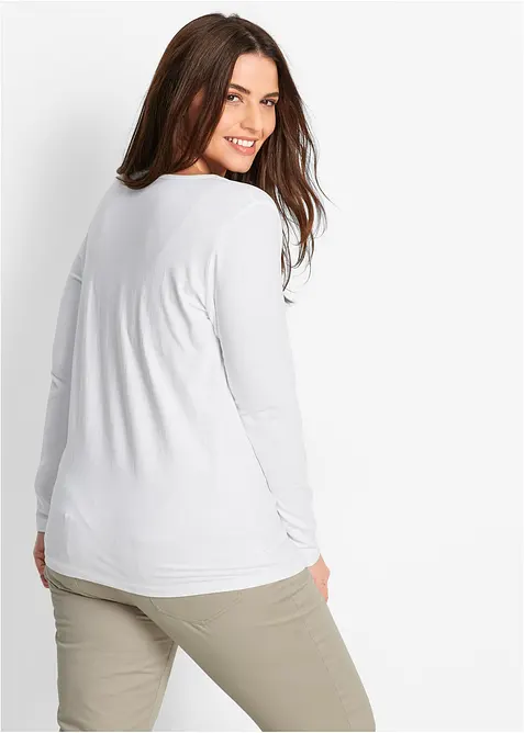 Figurbetontes Langarmshirt, bonprix