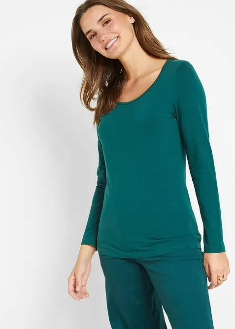 Figurbetontes Langarmshirt, bonprix