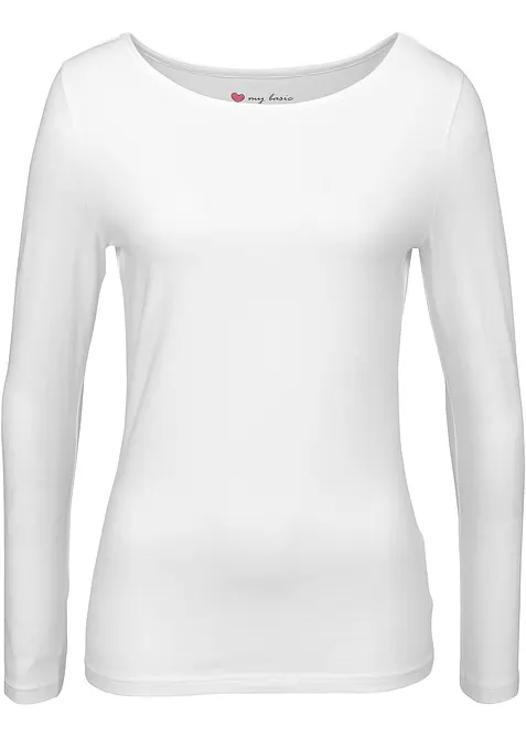 Figurbetontes Langarmshirt, bonprix