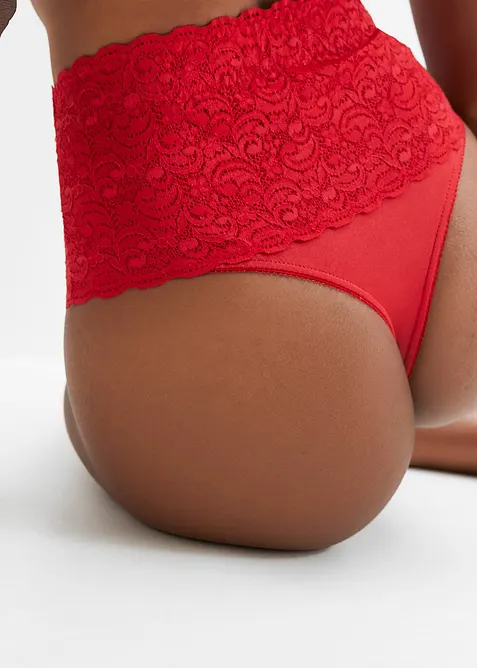 Lot de 2 strings sculptants, maintien mod&eacute;r&eacute;, bonprix