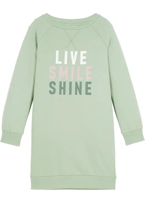 Sweatkleid aus reiner Bio-Baumwolle, bonprix