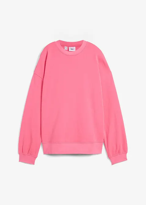 Oversize-Sweatshirt aus reiner Baumwolle, bonprix