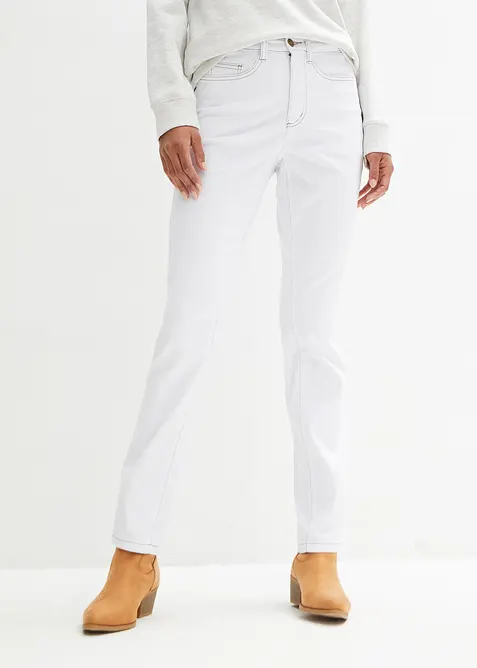 Jean droit taille normale, extensible, bonprix