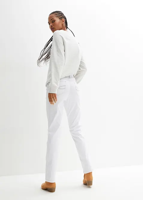 Jean droit taille normale, extensible, bonprix